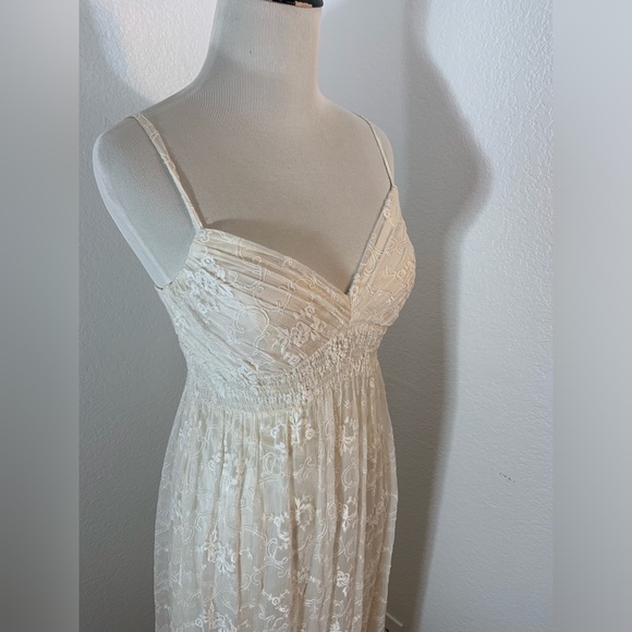 🌹New Listing🌹EUC Vintage Sue Wong White Lace Maxi Dress - Picture 2 of 6